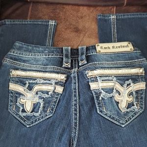 Rock Revival Crop Jeans